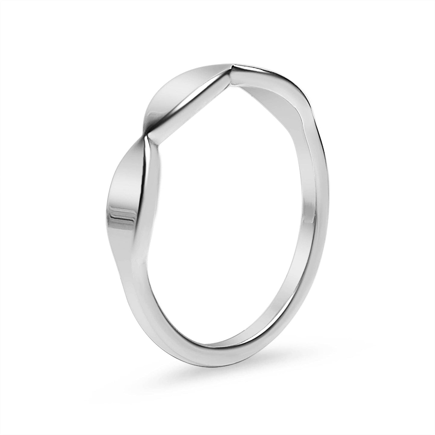 Stainless Steel Sculpted Blank Engravable Ring