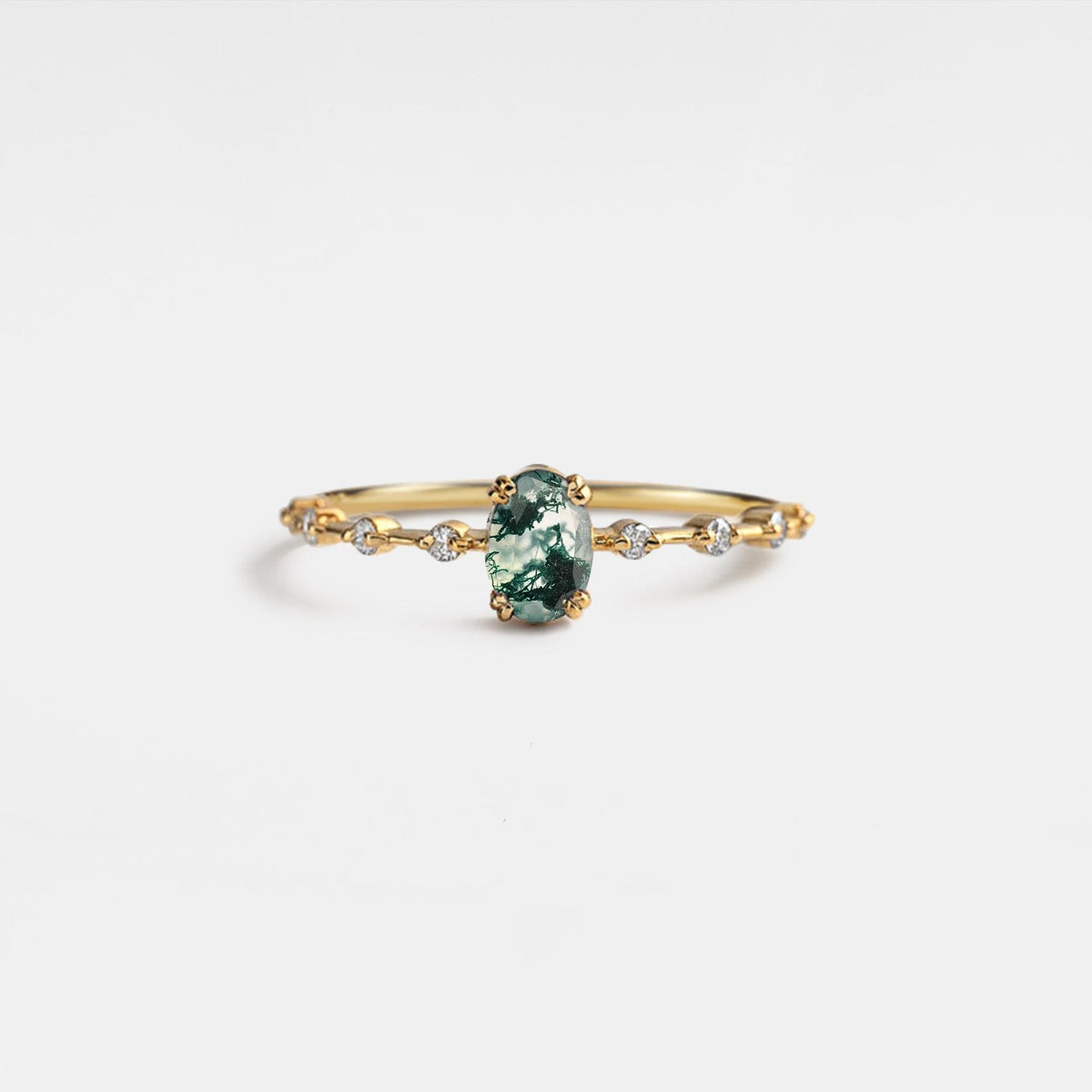 The Moss Agate Ring