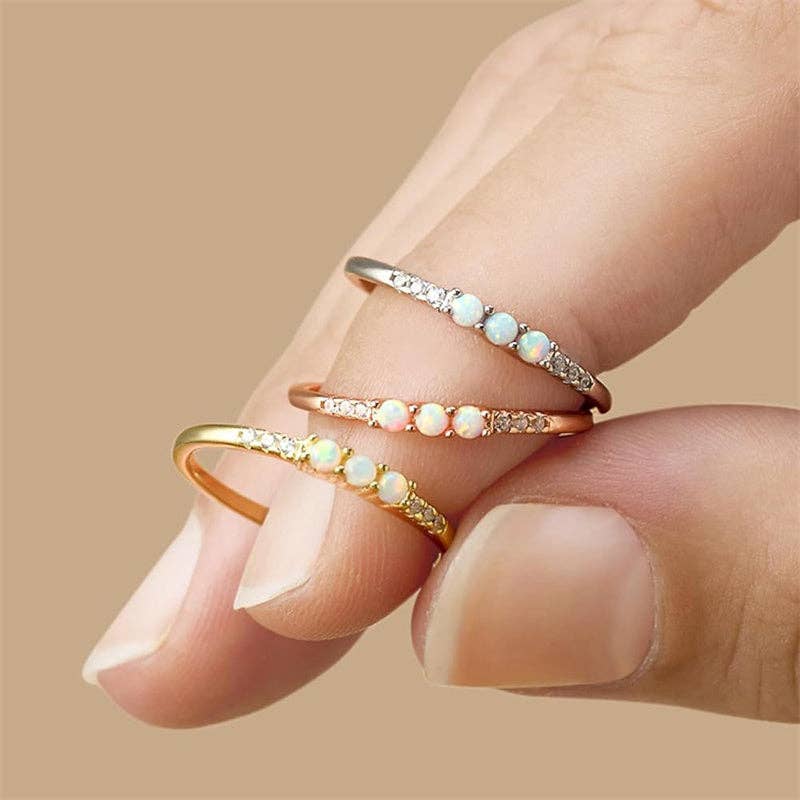 The Triple Opal Ring