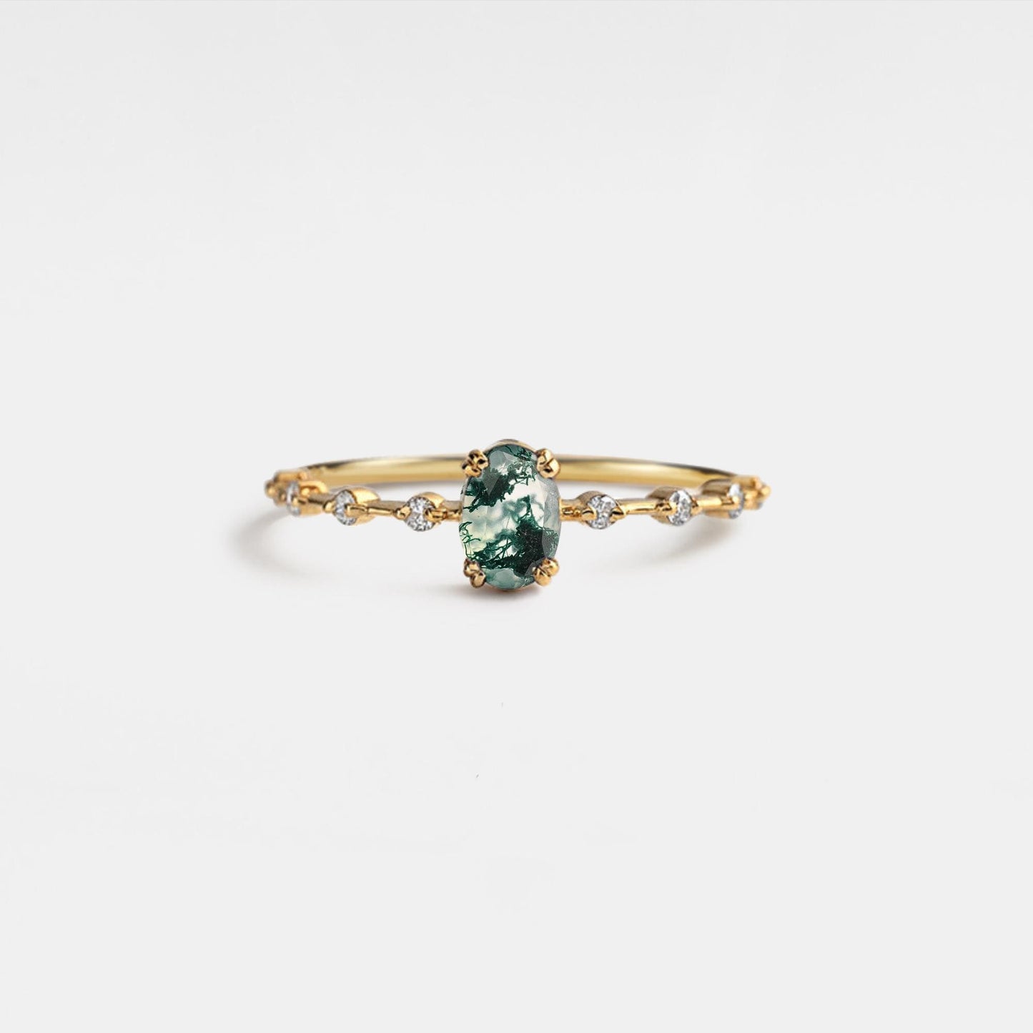 The Moss Agate Ring