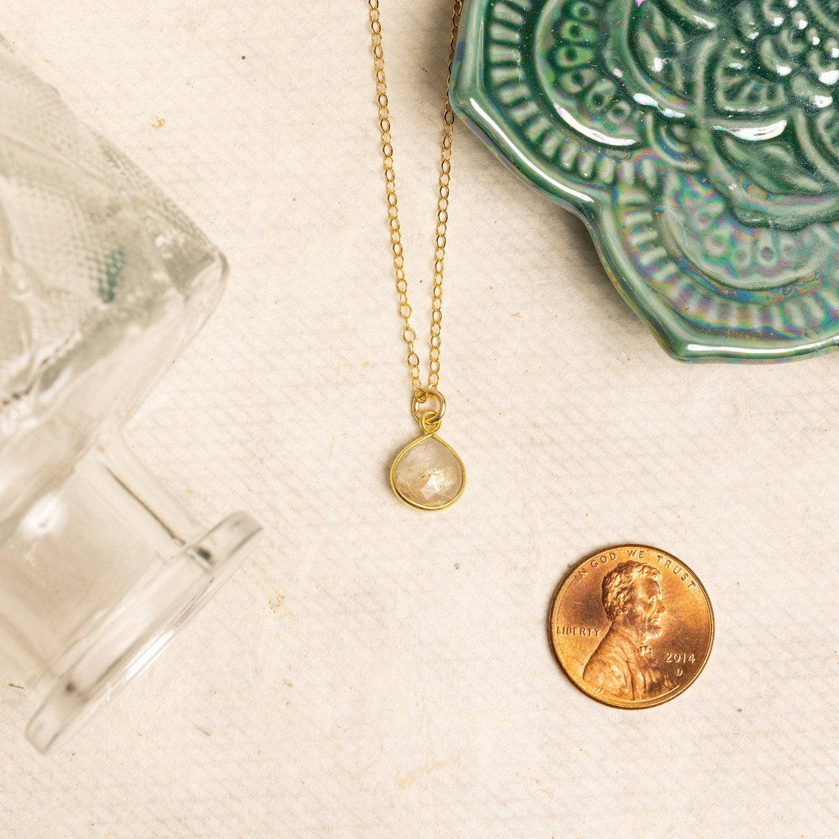 The Rutilated Quartz Teardrop