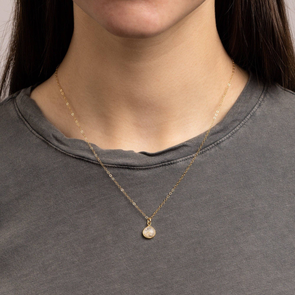 The Rutilated Quartz Teardrop