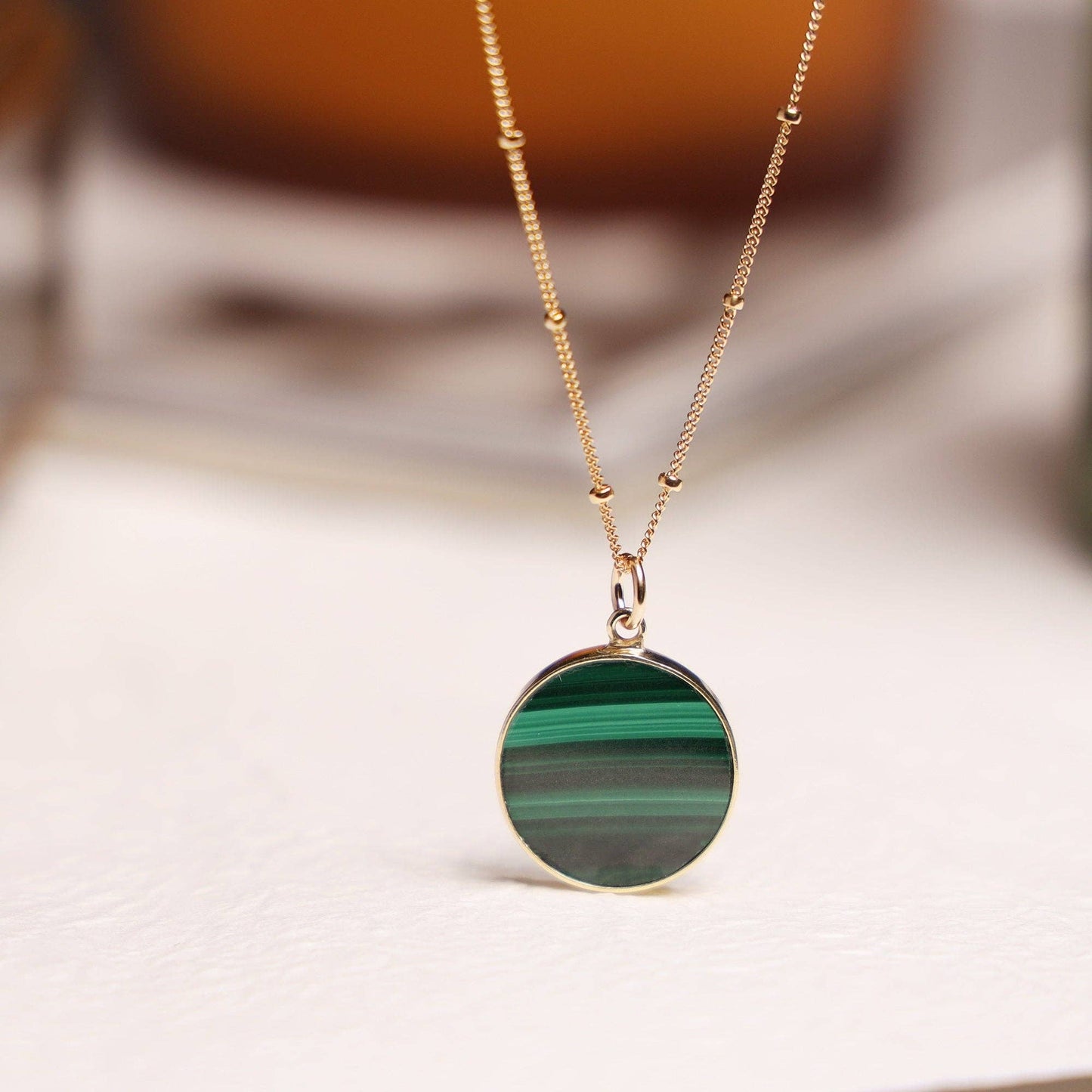 The Malachite Necklace (Satellite Chain)