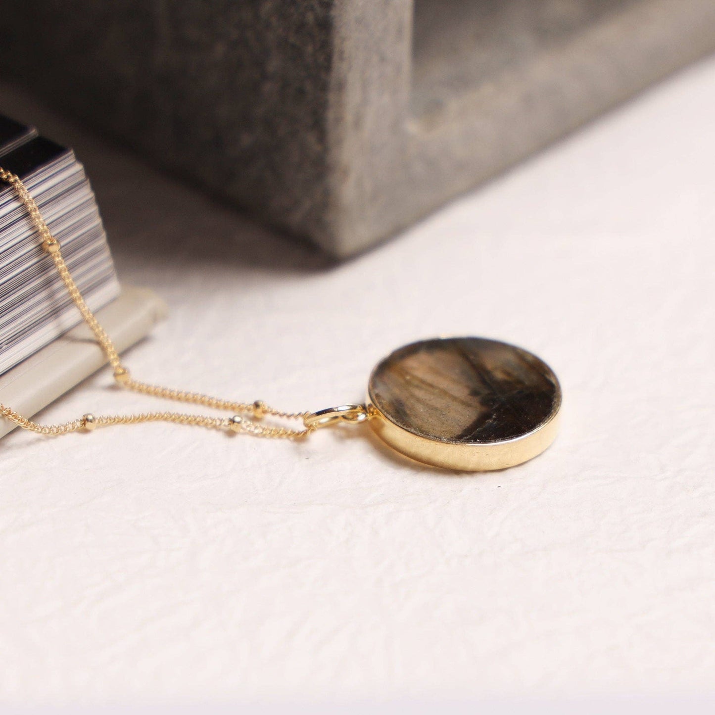 The Labradorite Necklace (Satellite Chain)